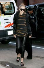 GIGI HADID Out and About in New York 12/09/2016