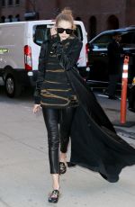 GIGI HADID Out and About in New York 12/09/2016