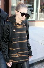 GIGI HADID Out and About in New York 12/09/2016
