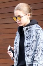 GIGI HADID Out and About in New York 12/13/2016
