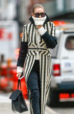 GIGI HADID Out in New York 12/12/2016