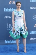 GILLIAN JACOBS at 22nd Annual Critics’ Choice Awards in Santa Monica 12/11/2016