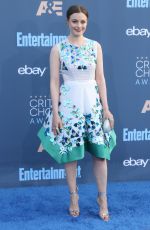 GILLIAN JACOBS at 22nd Annual Critics’ Choice Awards in Santa Monica 12/11/2016