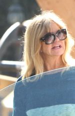 GOLDIE HAWN Out and About in Pacific Palisades 12/12/2016