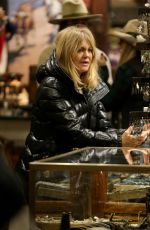 GOLDIE HAWN Out for Shopping in Aspen 12/22/2016