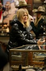 GOLDIE HAWN Out for Shopping in Aspen 12/22/2016