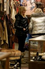 GOLDIE HAWN Out for Shopping in Aspen 12/22/2016