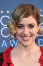 GRETA GERWIG at 22nd Annual Critics’ Choice Awards in Santa Monica 12/11/2016