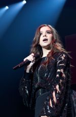 HAILEE STEINFELD Performs at Kiss 95.1 Kissmas Concert at Spectrum Center in Charlotte 12/13/2016