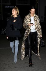 HAILEY BALDWIN and KENDALL JENNER Out in Beverly Hills 12/07/2016