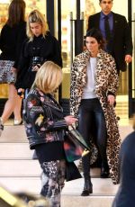 HAILEY BALDWIN and KENDALL JENNER Out in Beverly Hills 12/07/2016