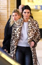 HAILEY BALDWIN and KENDALL JENNER Out in Beverly Hills 12/07/2016