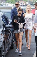 HAILEY BALDWIN Arrives at VIP Launch of Hailey Baldwin for ModelCo Limited Edition Cosmetics Range in Sydney 12/05/2016
