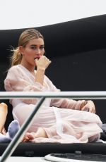 HAILEY BALDWIN at a Boat in Sydney 12/04/2016