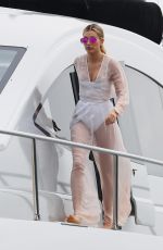 HAILEY BALDWIN at a Boat in Sydney 12/04/2016