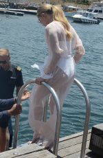 HAILEY BALDWIN at a Boat in Sydney 12/04/2016