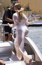 HAILEY BALDWIN at a Boat in Sydney 12/04/2016