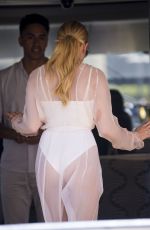 HAILEY BALDWIN at a Boat in Sydney 12/04/2016