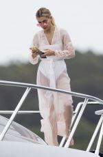 HAILEY BALDWIN at a Boat in Sydney 12/04/2016