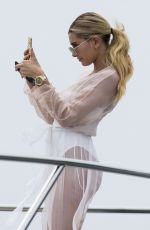 HAILEY BALDWIN at a Boat in Sydney 12/04/2016