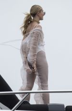 HAILEY BALDWIN at a Boat in Sydney 12/04/2016
