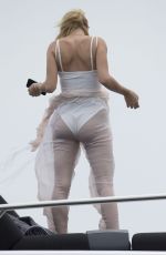 HAILEY BALDWIN at a Boat in Sydney 12/04/2016