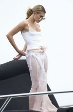 HAILEY BALDWIN at a Boat in Sydney 12/04/2016