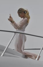 HAILEY BALDWIN at a Boat in Sydney 12/04/2016