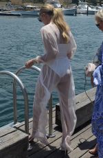 HAILEY BALDWIN at a Boat in Sydney 12/04/2016