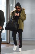 HAILEY BALDWIN at JFK Airport in New York 12/19/2016