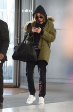 HAILEY BALDWIN at JFK Airport in New York 12/19/2016