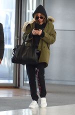 HAILEY BALDWIN at JFK Airport in New York 12/19/2016