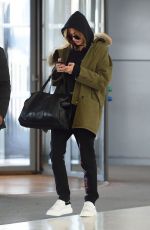 HAILEY BALDWIN at JFK Airport in New York 12/19/2016