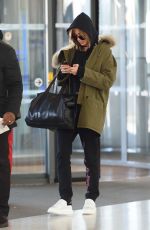 HAILEY BALDWIN at JFK Airport in New York 12/19/2016