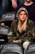 HAILEY BALDWIN at Nets