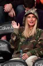 HAILEY BALDWIN at Nets