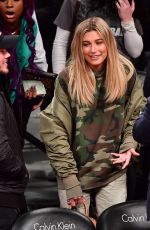 HAILEY BALDWIN at Nets