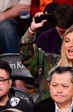 HAILEY BALDWIN at Nets