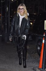 HAILEY BALDWIN Out for Dinner at Mercer Kitchen in New York 12/09/2016