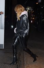 HAILEY BALDWIN Out for Dinner at Mercer Kitchen in New York 12/09/2016