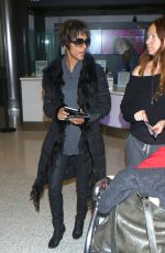 HALLE BERRY at Los Angeles International Airport 12/11/2016