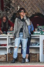 HALLE BERRY Shopping for a Christmas Tree in West Hollywood 12/05/2016