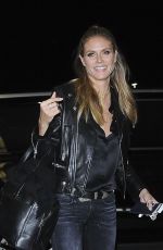 HEIDI KLUM at Los Angeles International Airport 12/09/2016