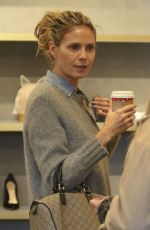 HEIDI KLUM Shopping in Los Angeles 12/18/2016