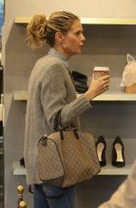 HEIDI KLUM Shopping in Los Angeles 12/18/2016