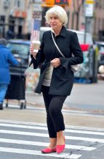 HELEN MIRREN Out and About in New York 12/01/2016
