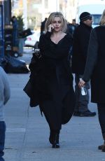 HELENA BONHAM CARTER on the Set of 