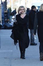 HELENA BONHAM CARTER on the Set of 