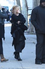 HELENA BONHAM CARTER on the Set of 