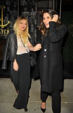 HILARY DUFF at Catch LA in West Hollywood 12/17/2016